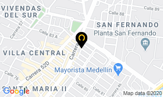 Mapa de J.m. Producciones en Itaguí