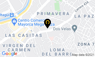 Mapa de J.m Repuestos E.u en Medellín