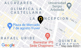 Mapa de Jmf Ltda. en Bogotá D.C