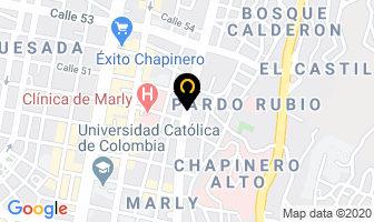 Mapa de Jorge Baron Televisión Ltda. en Bogotá D.C