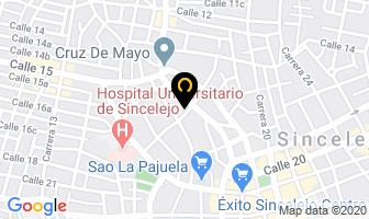 Mapa de Jorge Bettin Spa E.u. en Sincelejo