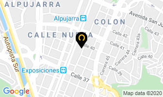 Mapa de Jorge lujos en Medellín
