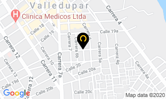 Mapa de Jorge Mario Núñez Durán en Valledupar