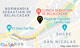 Mapa de Jorge Páez G Y Cía. en Cali