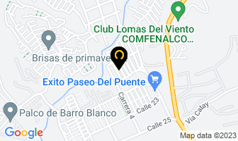 Mapa de Jorge Serrano en Piedecuesta