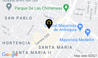 Mapa de José Café en Medellín