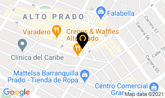 Mapa de José Tovar Saloon en Barranquilla