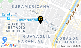Mapa de Jota Clutch en Medellín