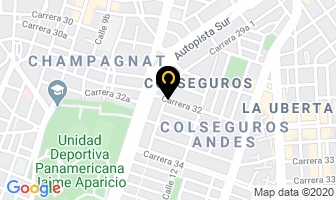 Mapa de Jota Courier Service en Cali