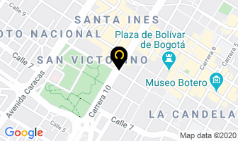 Mapa de Joyería Cartago en Bogotá D.C