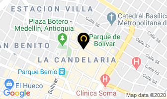 Mapa de Joyería Cosmos en Medellín