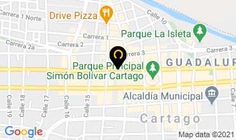 Mapa de Joyería El Gran As en Cartago