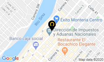 Mapa de Joyería Giraldo en Montería
