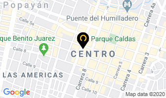 Mapa de Joyería Gregorio Platería en Popayán