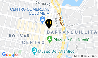 Mapa de Joyería Ipanema en Barranquilla