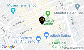 Mapa de Joyería J. Gregory en Pasto