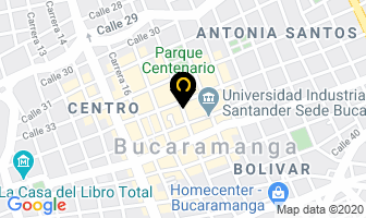 Mapa de Joyeria Maria E. en Bucaramanga
