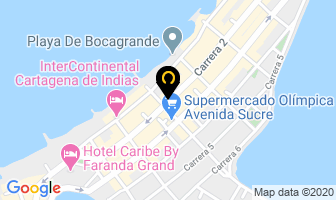 Mapa de Joyería Nancy en Cartagena