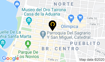 Mapa de Joyería Natalia en Santa Marta