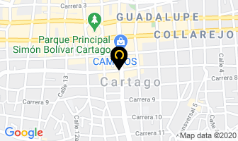 Mapa de Joyería Ramírez en Cartago