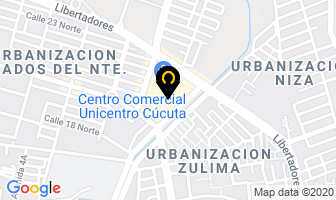 Mapa de Joyería Sharik en Cúcuta
