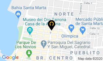 Mapa de Joyería Suiza en Santa Marta