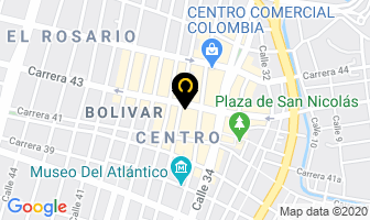 Mapa de Joyería Velilla en Barranquilla
