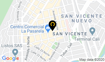 Mapa de Joyería Victoria en Cali