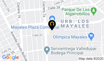 Mapa de Joyería Wilman en Valledupar