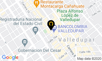 Mapa de Joyería Y Compraventa Valores Del Cesar en Valledupar