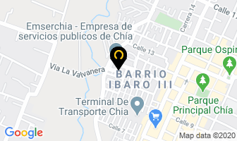 Mapa de Jp Distribuciones Jairo Parra Forero en Chía