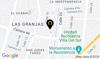 Mapa de Juan Asprilla en Cali