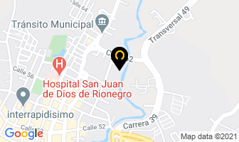 Mapa de Juan El Cebollero en Rionegro