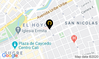 Mapa de Juan Lechugas en Cali