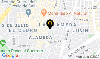 Mapa de Juan Pastelo Ltda. en Cali