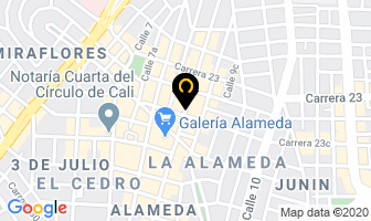 Mapa de Juan Velasquez Muebles en Cali
