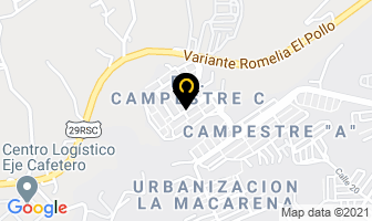 Mapa de Juan Zambrano Design en Pereira