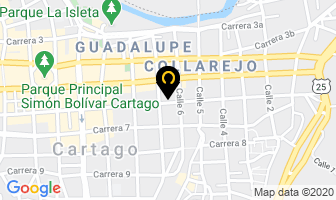 Mapa de Jucaro Arte en Cartago