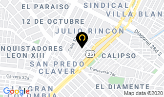 Mapa de Juegos De Video Game Net en Cali