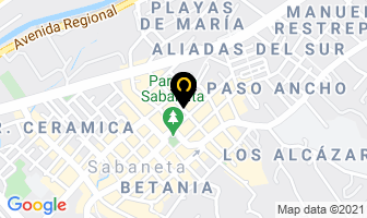Mapa de Jugos Sasa en Medellín
