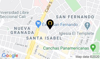 Mapa de Julio Cesar Velez Dermatologo en Cali