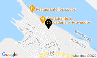 Mapa de Julio Teran Lucy en Barranquilla