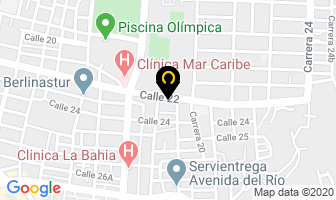 Mapa de Junta Regional De Invalidez en Santa Marta