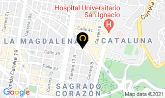 Mapa de Jurídicas Rincón en Bogotá D.C