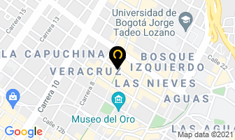 Mapa de Jurídicos M & M en Bogotá D.C