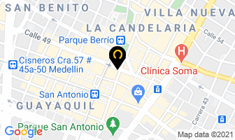 Mapa de Juris Galenos en Medellín