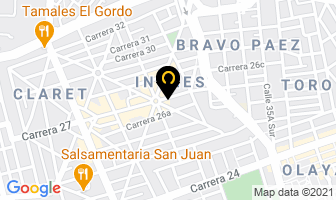 Mapa de Juventud L & P en Bogotá D.C