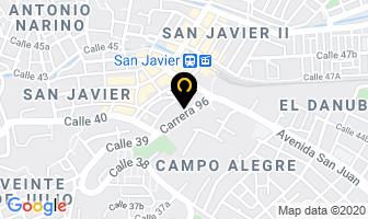 Mapa de Juventud Y Belleza en Medellín