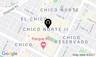 Mapa de K-Listo en Bogotá D.C