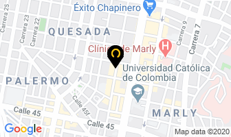 Mapa de K-master en Bogotá D.C